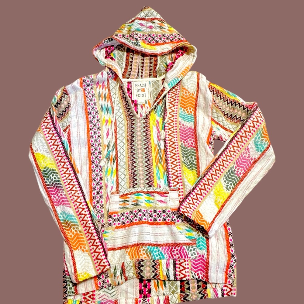 Beach Vibes Multicolor Hoodie